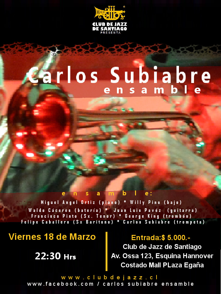 CARLOS SUBIABRE CARTEL (18 marzo)