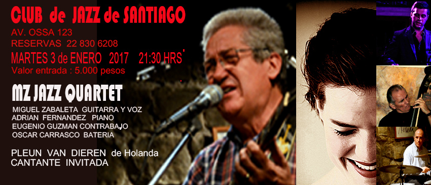 MZQUARTET y PLEUN van DIEREN%252c Club de Jazz %252c ENERO 3-2017